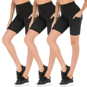 3 Pack Yoga Shorts for Women Workout