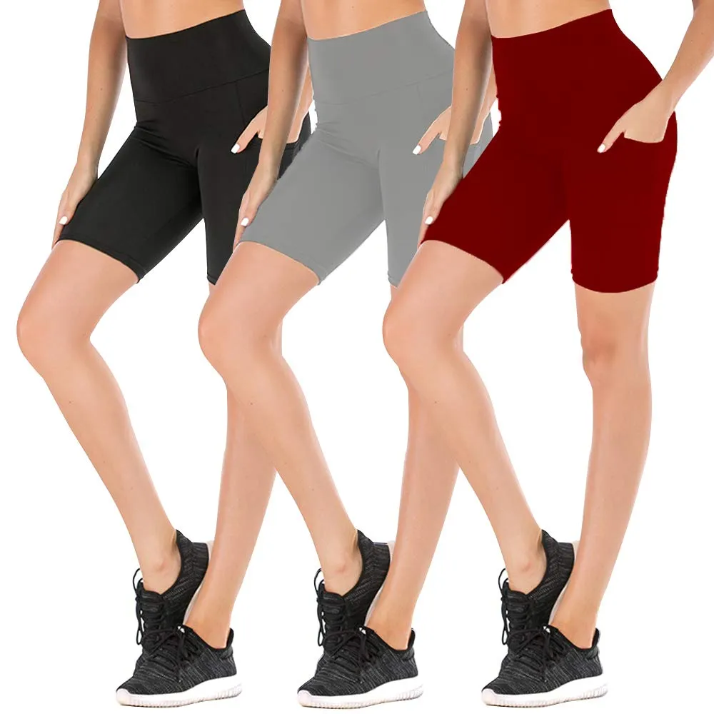 3 Pack Yoga Shorts for Women Workout