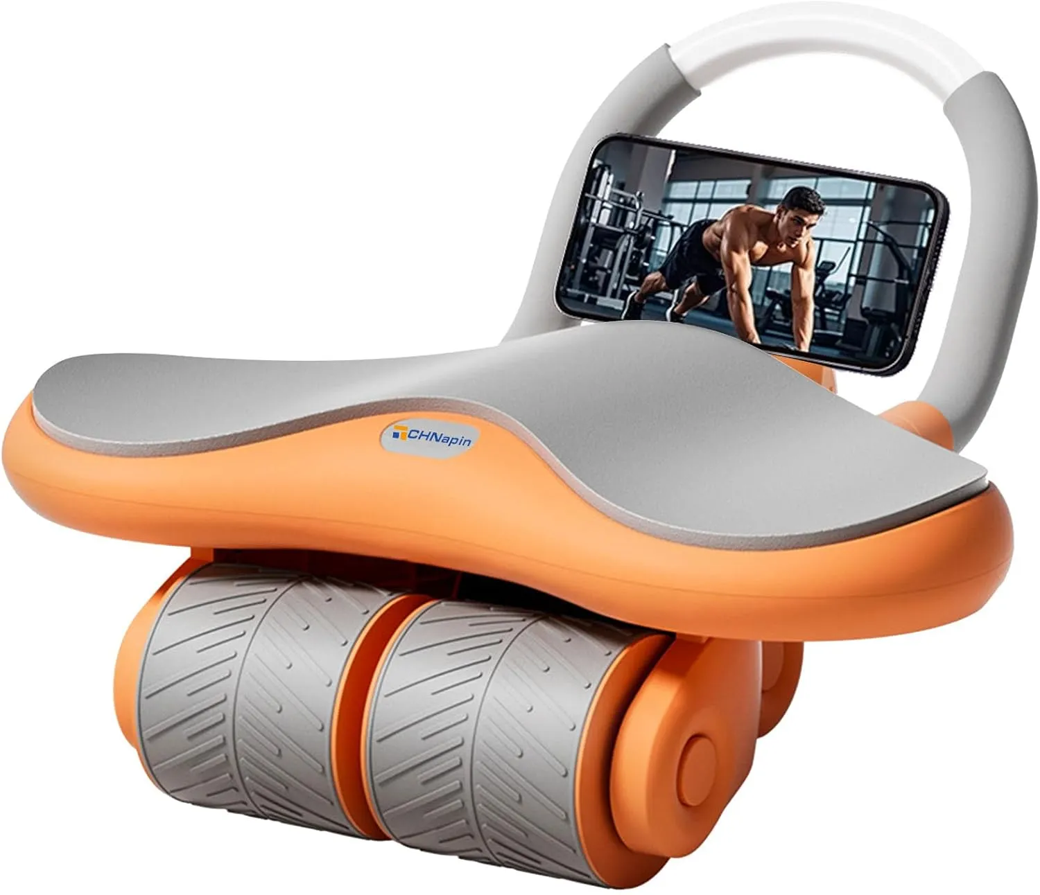 3-Wheel Ab Roller with Elbow Support : Upgraded High-Performance Exercise Machine