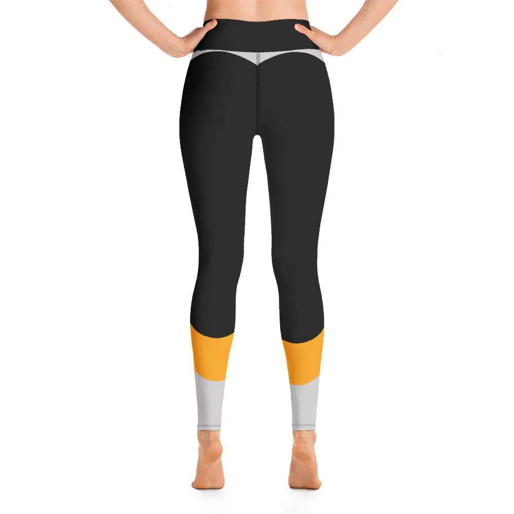 326 Elite Orange / Gry Leggings