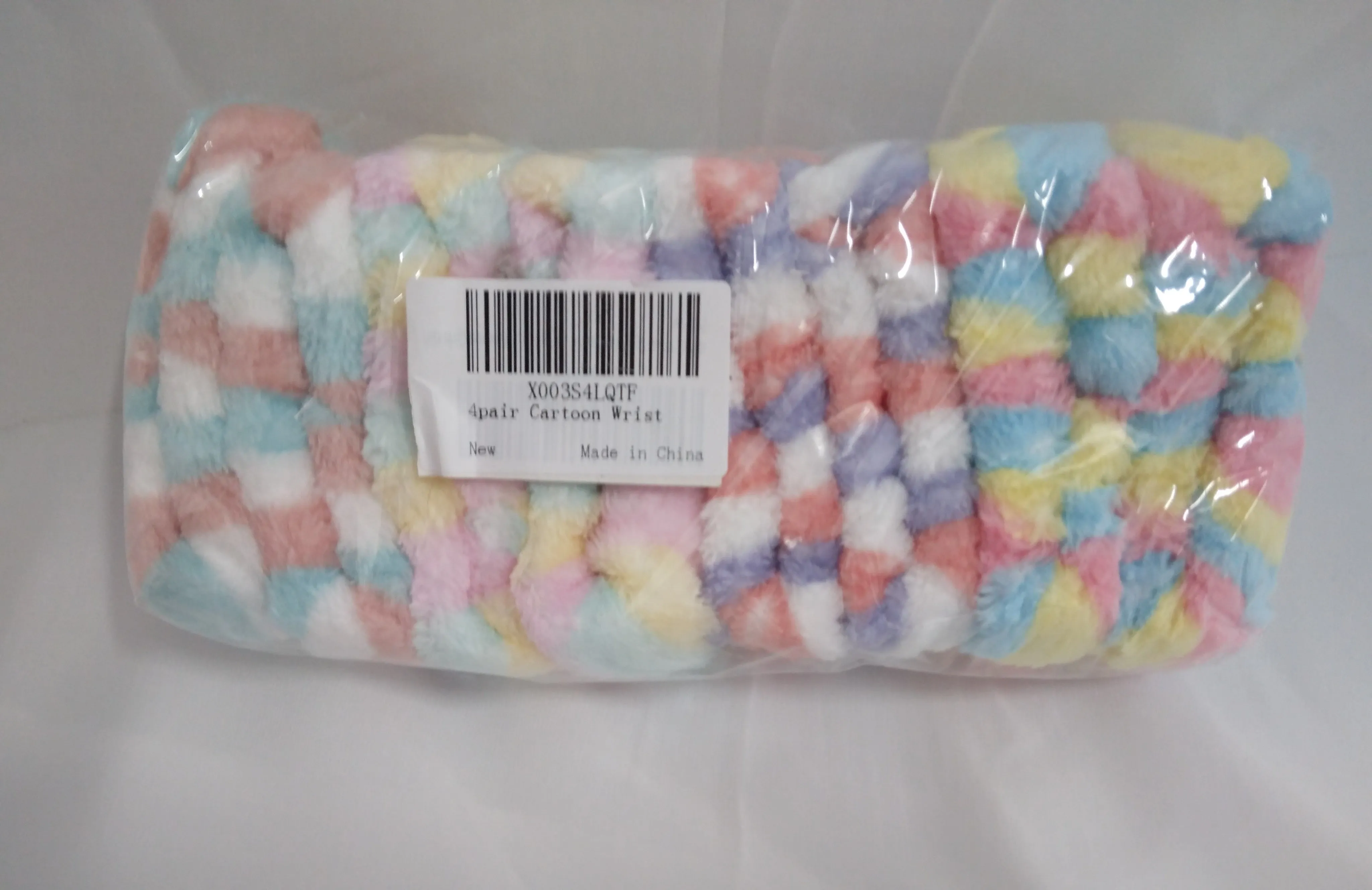 4 Pair Wrist Sweatbands