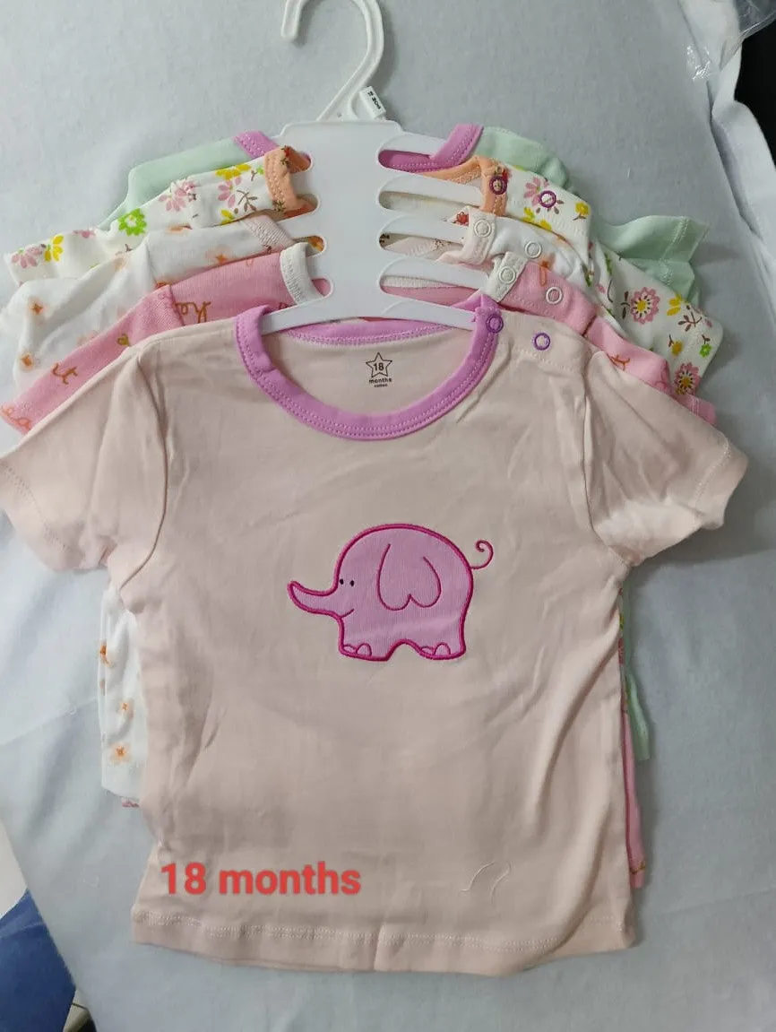 5 - Baby T-shirt Set : 18 Months