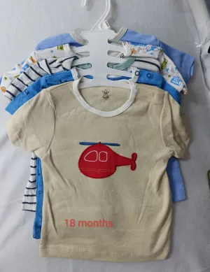 5 - Baby T-shirt Set : 18 Months
