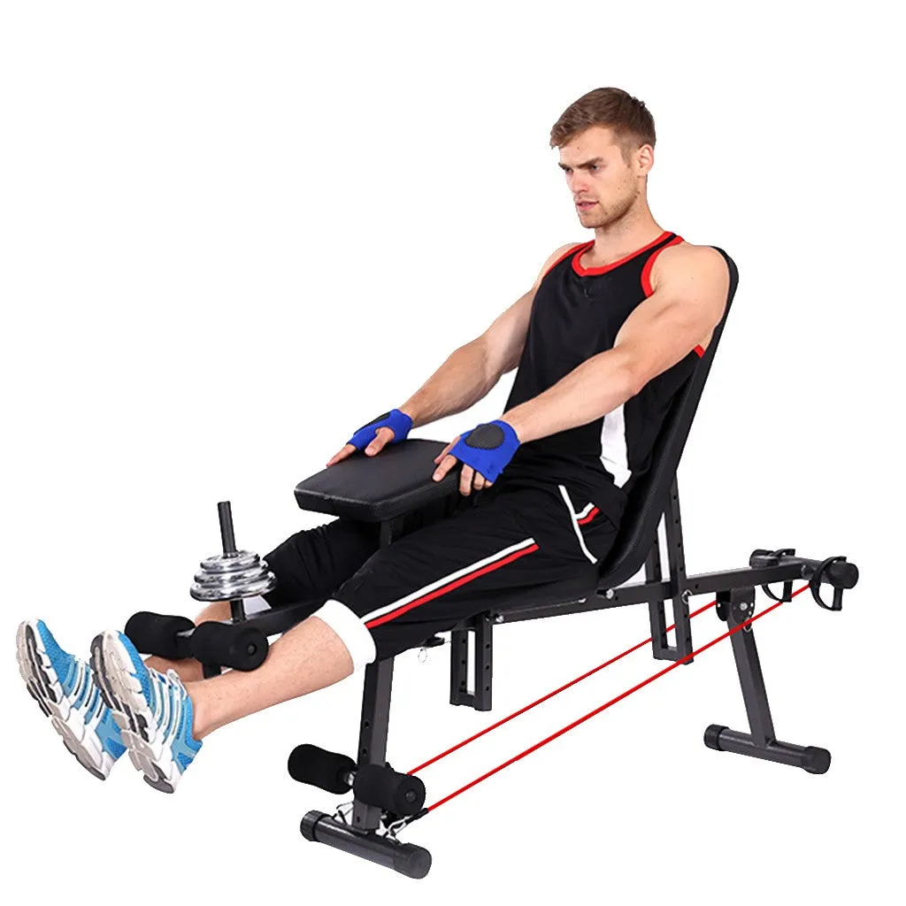 Adjustable Weight Bench Barbell Lifting Workout Fitness Incline