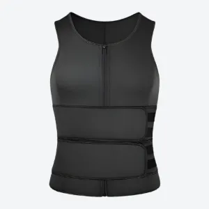Adjustable Zippered Compression Fitness Vests
