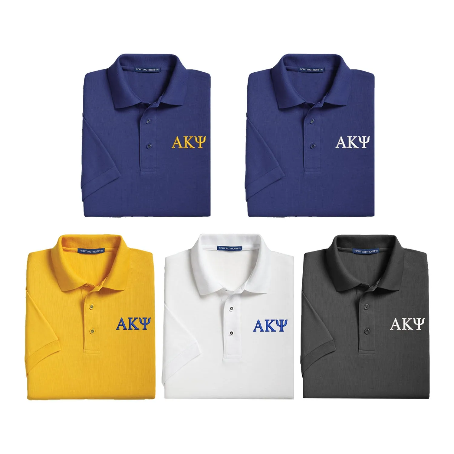 Alpha Kappa Psi Cotton Pique Polo