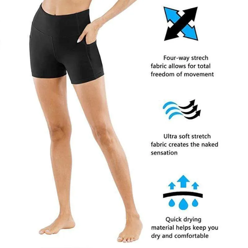 Anti-Chafing Proof Elastic Active Skort