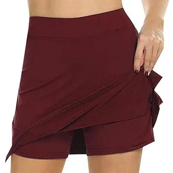 Anti-Chafing Proof Elastic Active Skort