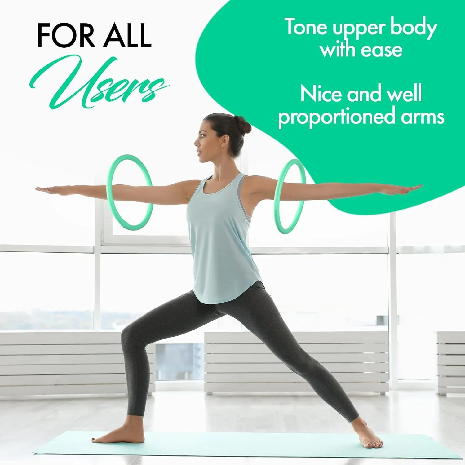Arm Hoop - Mini Hula Hoop for Adults - Strengthen Arms and Shoulder