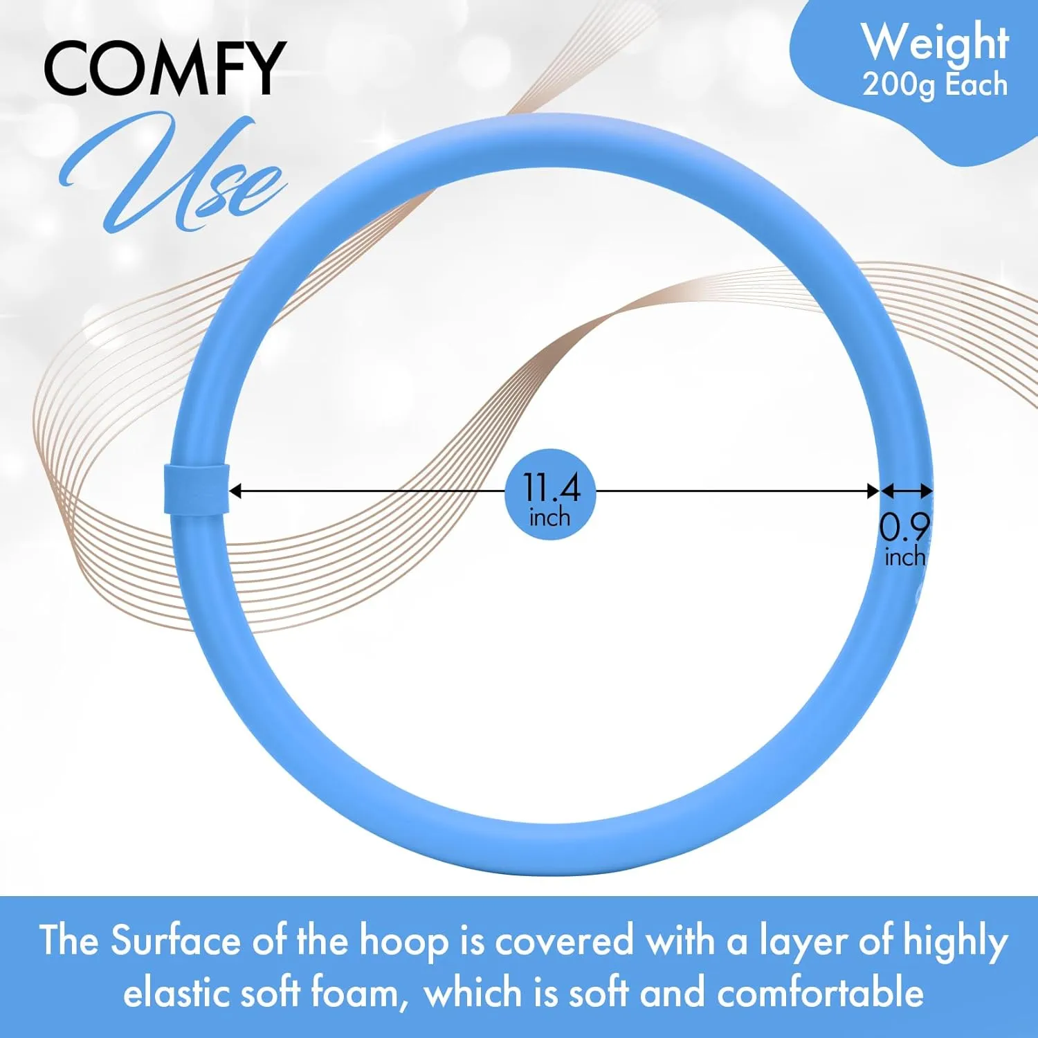 Arm Hoop - Mini Hula Hoop for Adults - Strengthen Arms and Shoulder