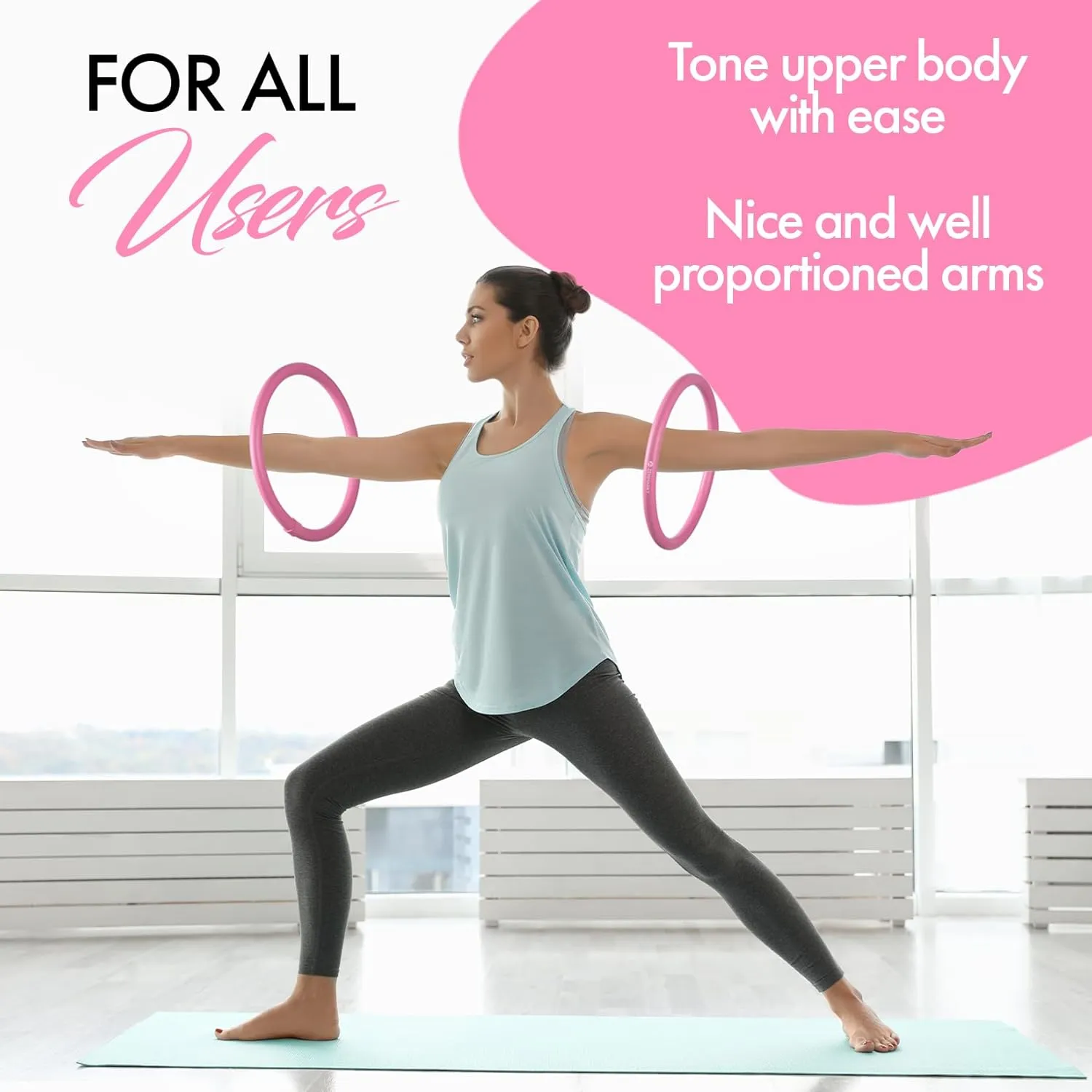 Arm Hoop - Mini Hula Hoop for Adults - Strengthen Arms and Shoulder