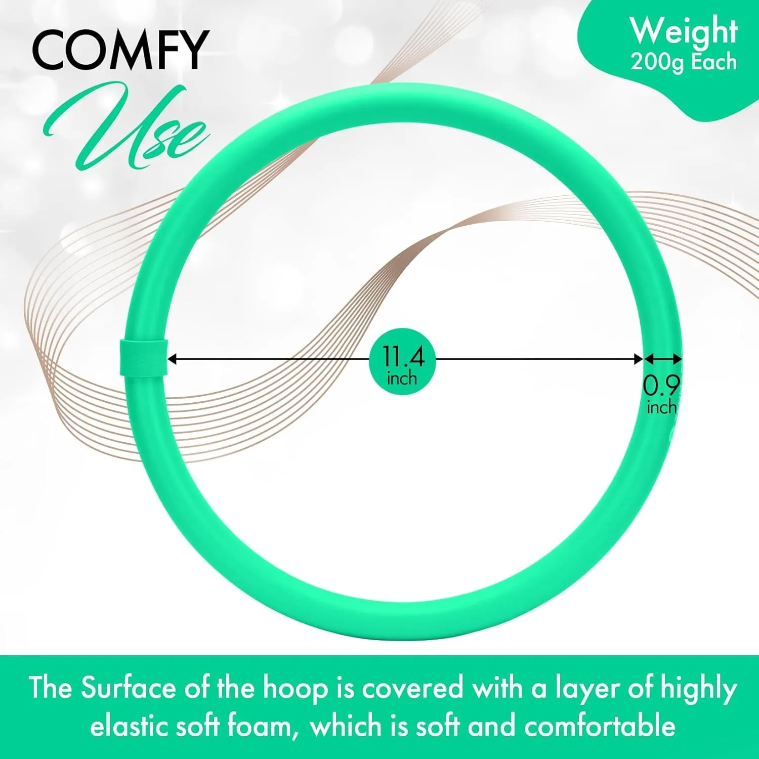 Arm Hoop - Mini Hula Hoop for Adults - Strengthen Arms and Shoulder