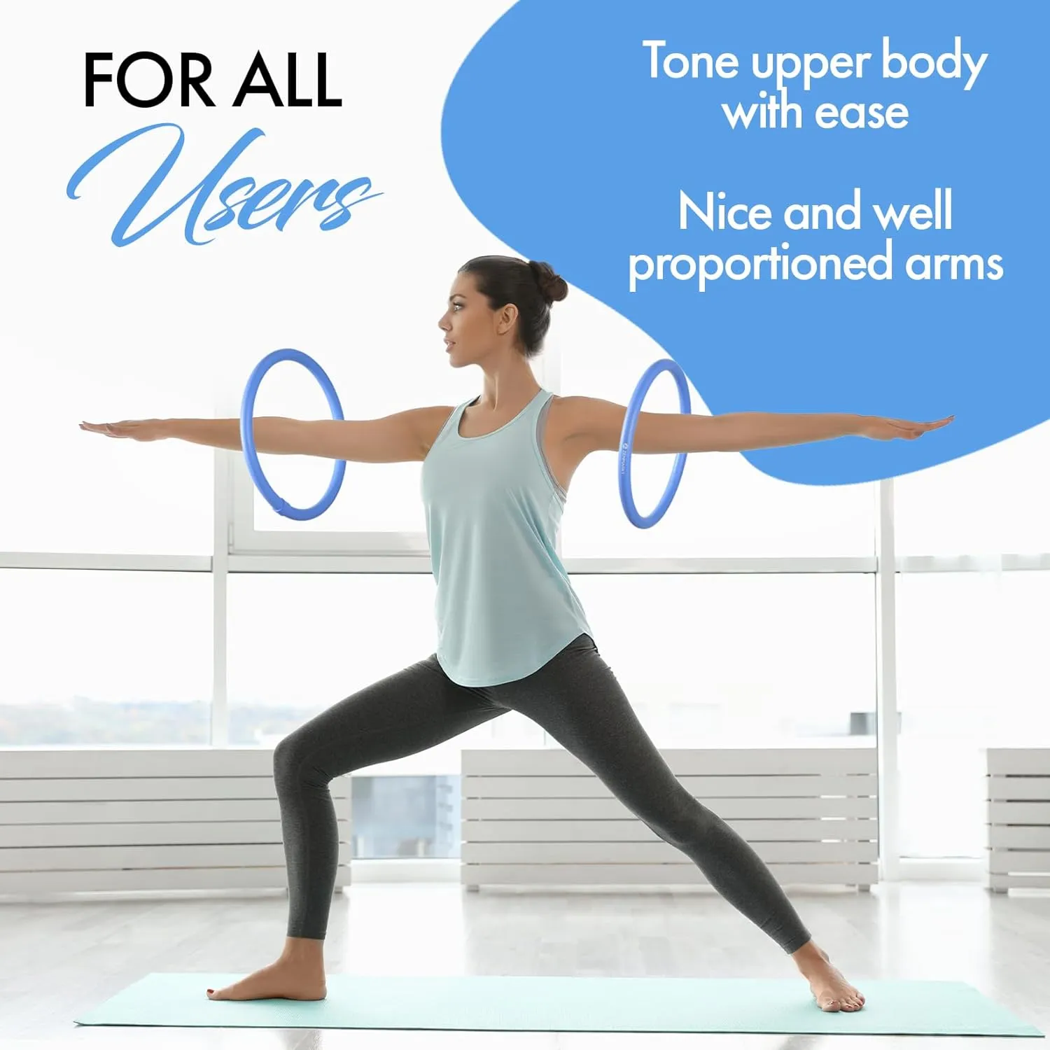 Arm Hoop - Mini Hula Hoop for Adults - Strengthen Arms and Shoulder