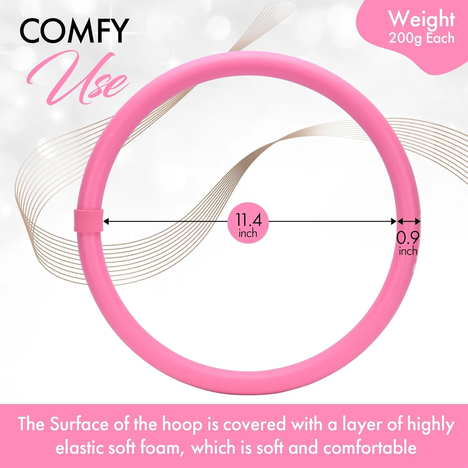Arm Hoop - Mini Hula Hoop for Adults - Strengthen Arms and Shoulder