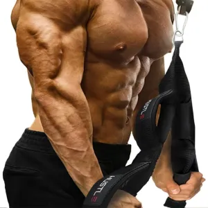 Athletics Tricep Rope Cable Attachments for Gym Use
