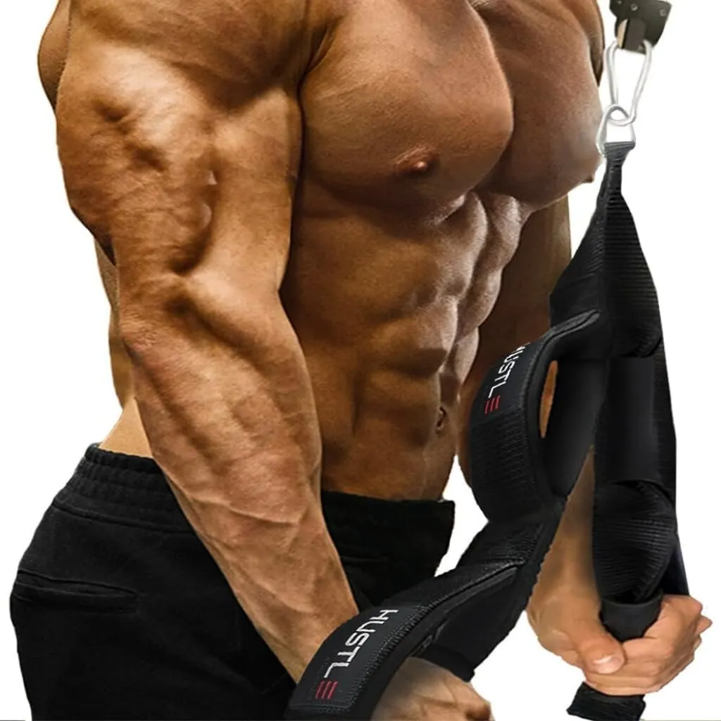 Athletics Tricep Rope Cable Attachments for Gym Use