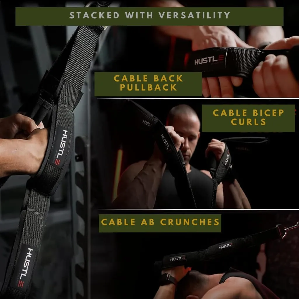 Athletics Tricep Rope Cable Attachments for Gym Use