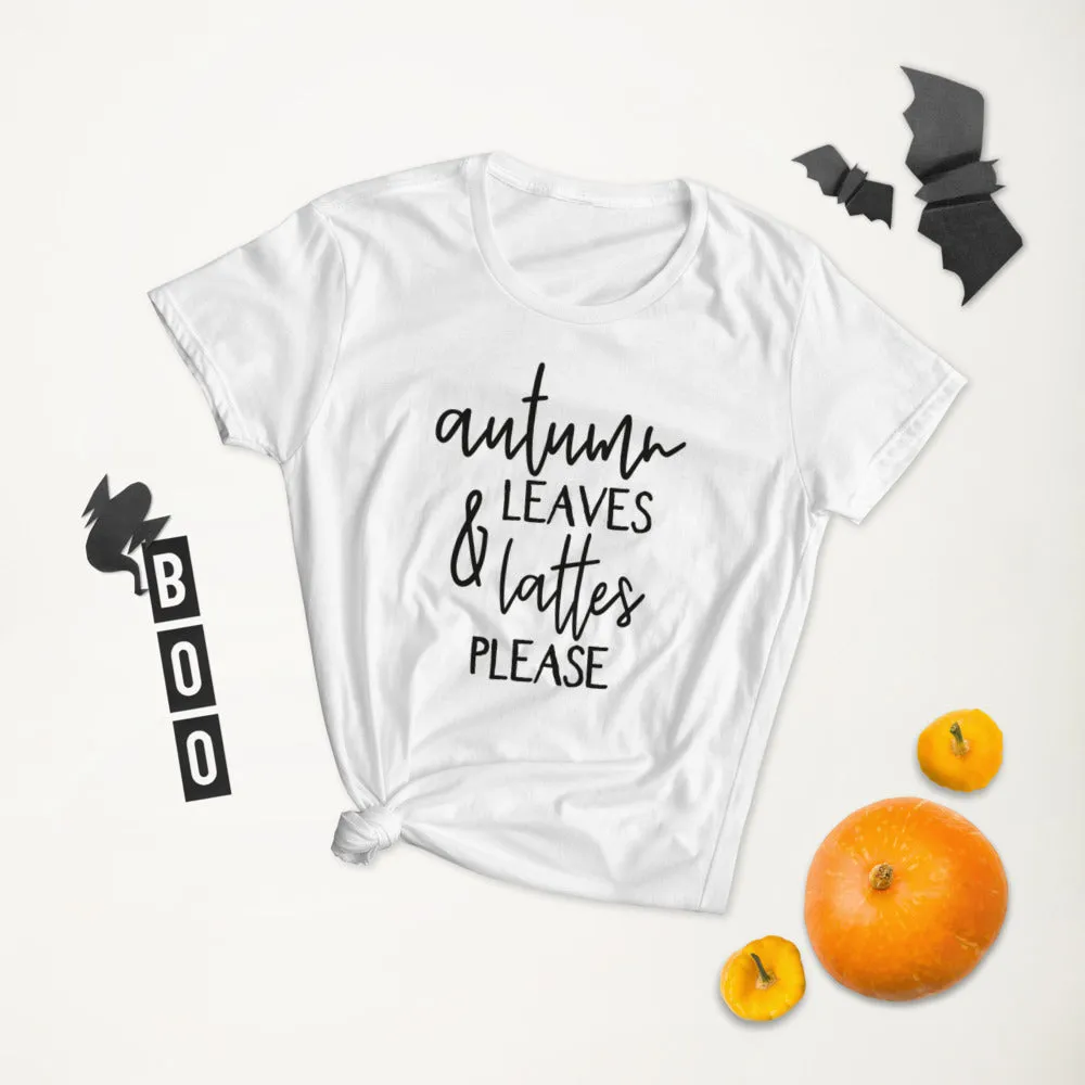 Autumn Leaves & Lattes T-Shirt