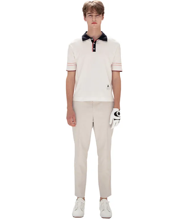 AVEN Classic Hampton Polo Knit - White