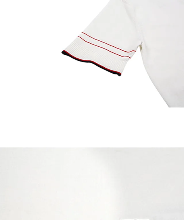 AVEN Classic Hampton Polo Knit - White