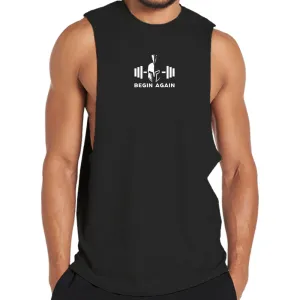 Begin Again Graphic Tank Top