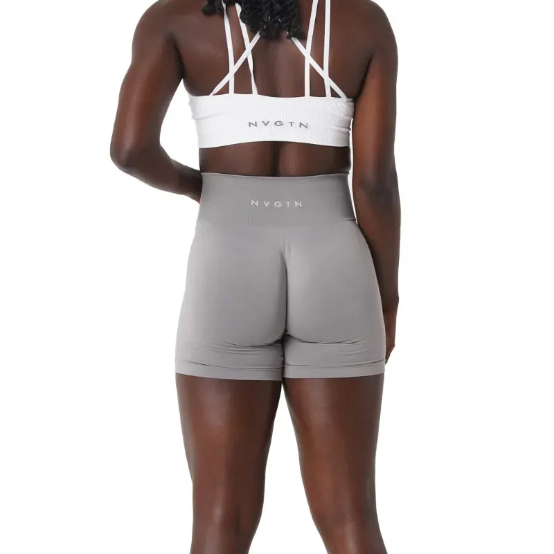 Black Biker Spandex Shorts for Women Seamless Breathable Moisture Wicking High Waisted Short Leggings for Workout Gym Running Cycling Shorts