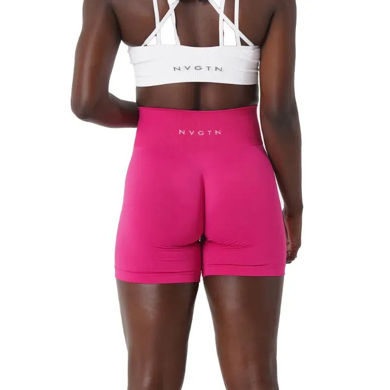 Black Biker Spandex Shorts for Women Seamless Breathable Moisture Wicking High Waisted Short Leggings for Workout Gym Running Cycling Shorts
