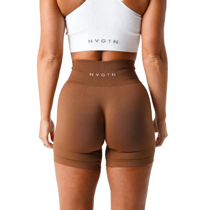 Black Biker Spandex Shorts for Women Seamless Breathable Moisture Wicking High Waisted Short Leggings for Workout Gym Running Cycling Shorts
