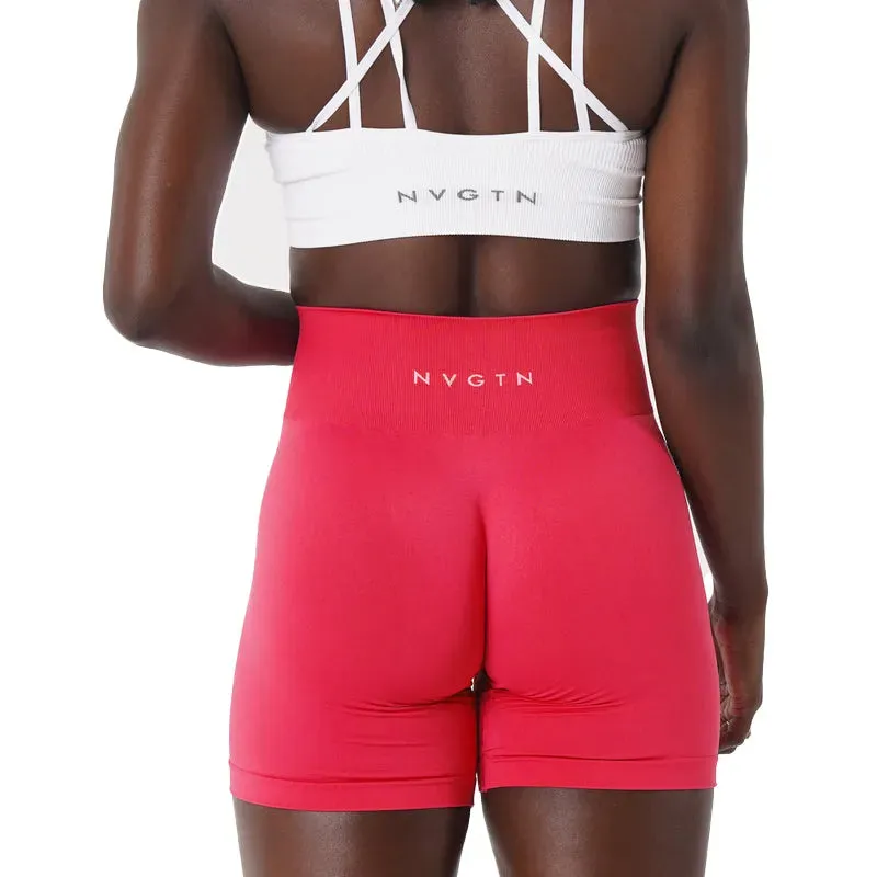 Black Biker Spandex Shorts for Women Seamless Breathable Moisture Wicking High Waisted Short Leggings for Workout Gym Running Cycling Shorts