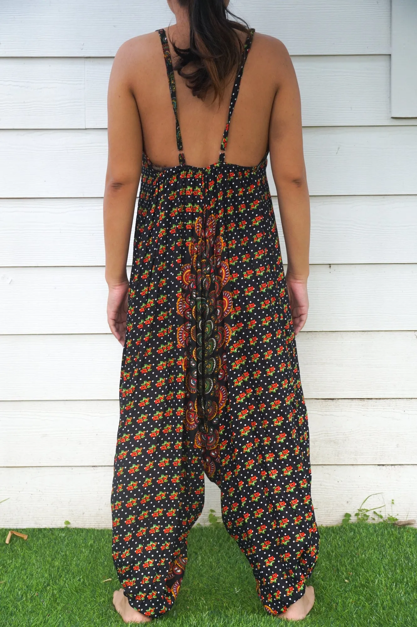 Black Chakra Romper