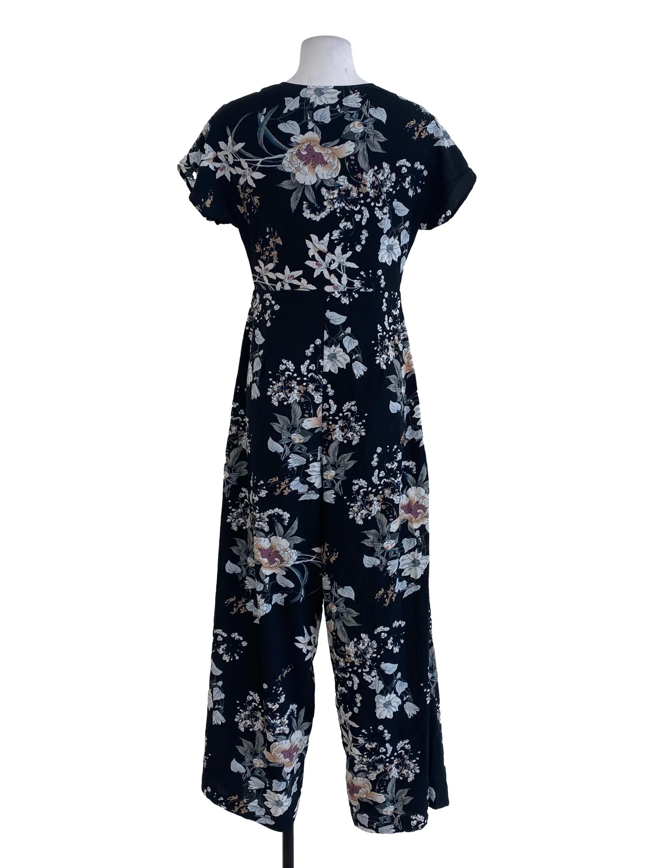 Black Floral Jumpsuits TTR