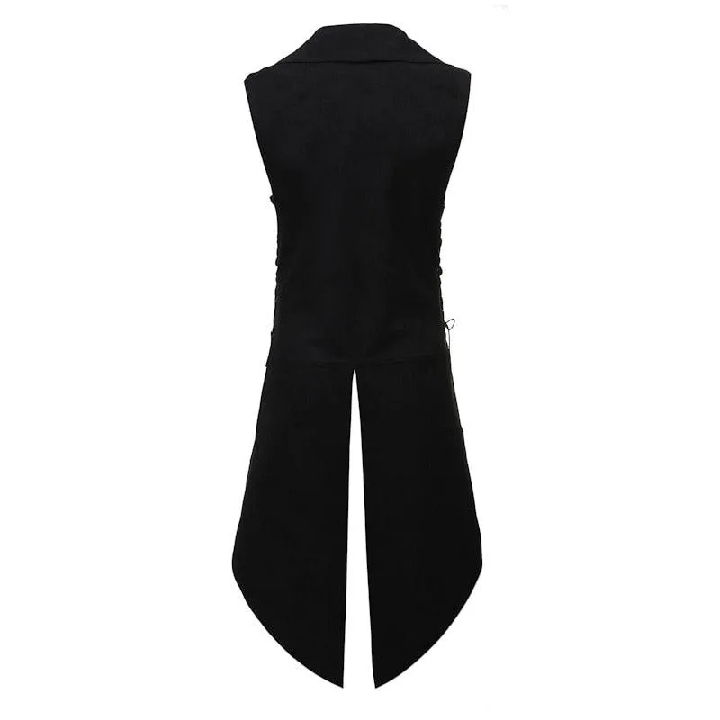 Black Gothic Steampunk Vest