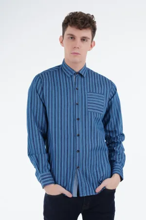Blue Striped Shirt