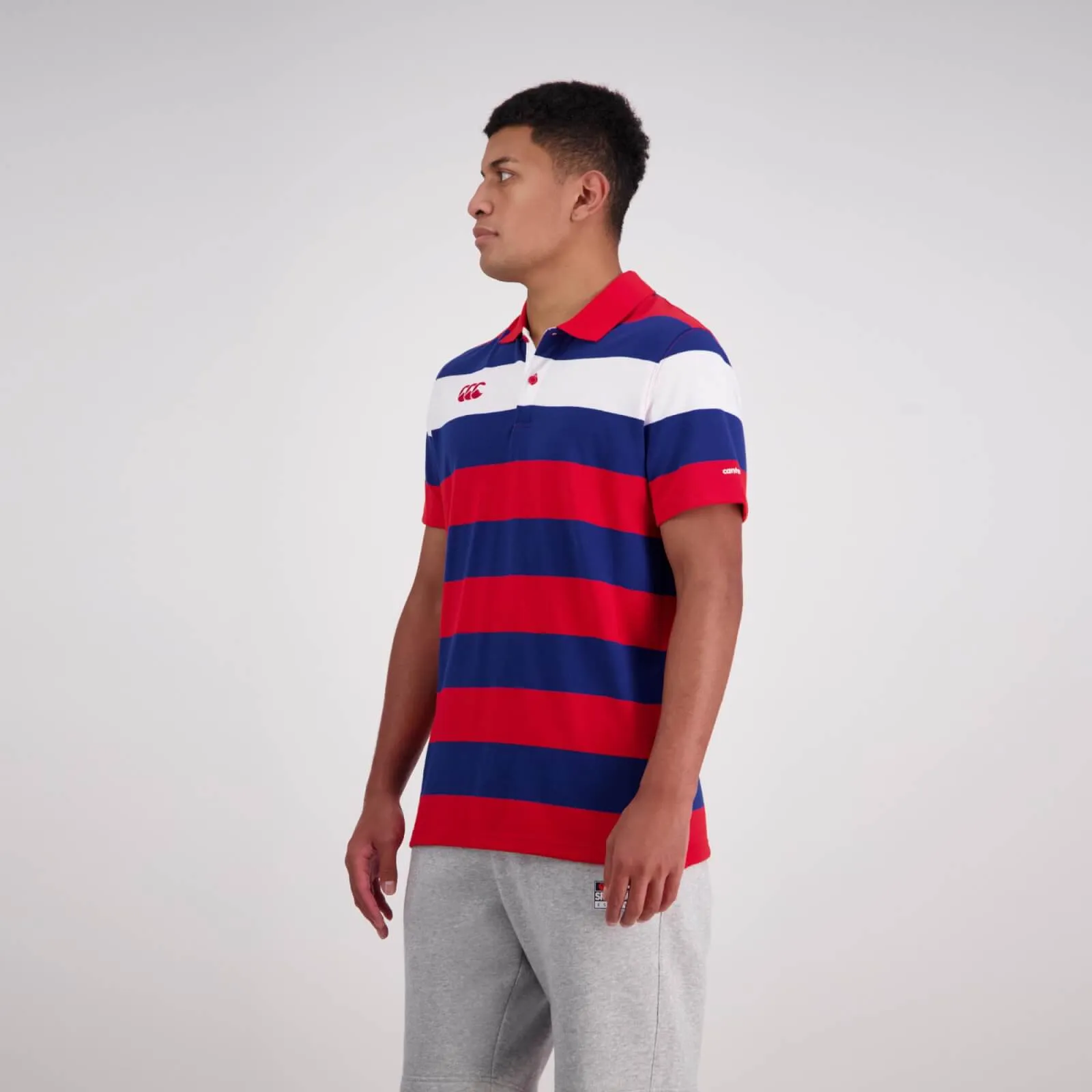 Canterbury Men's Engineered Stripe Short Sleeve Polo - 2 Colours