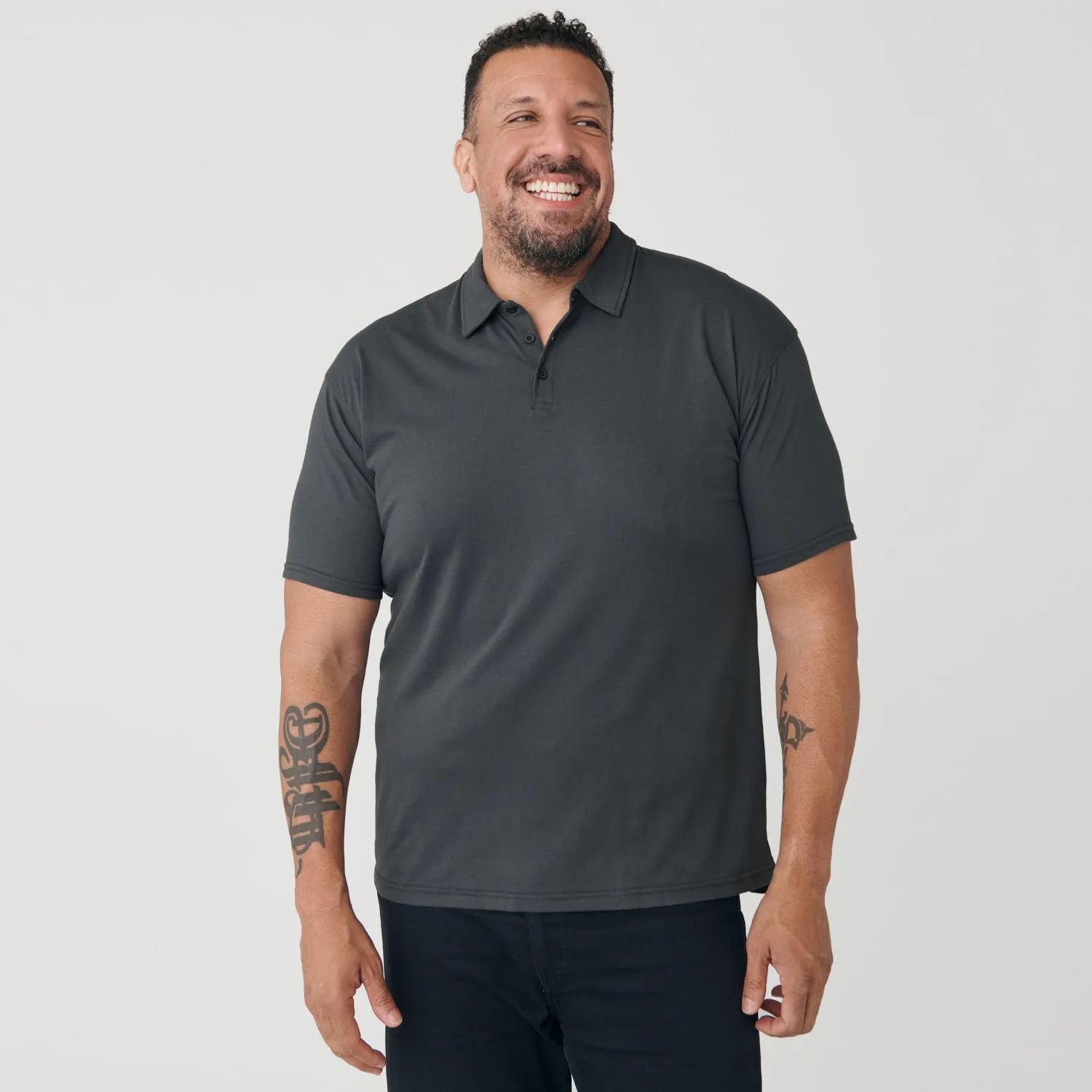 Carbon Short Sleeve Polo