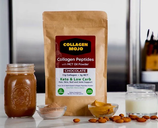 Chocolate Collagen Mojo with MCT Oil Powder - 10 oz.