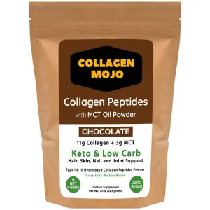 Chocolate Collagen Mojo with MCT Oil Powder - 10 oz.