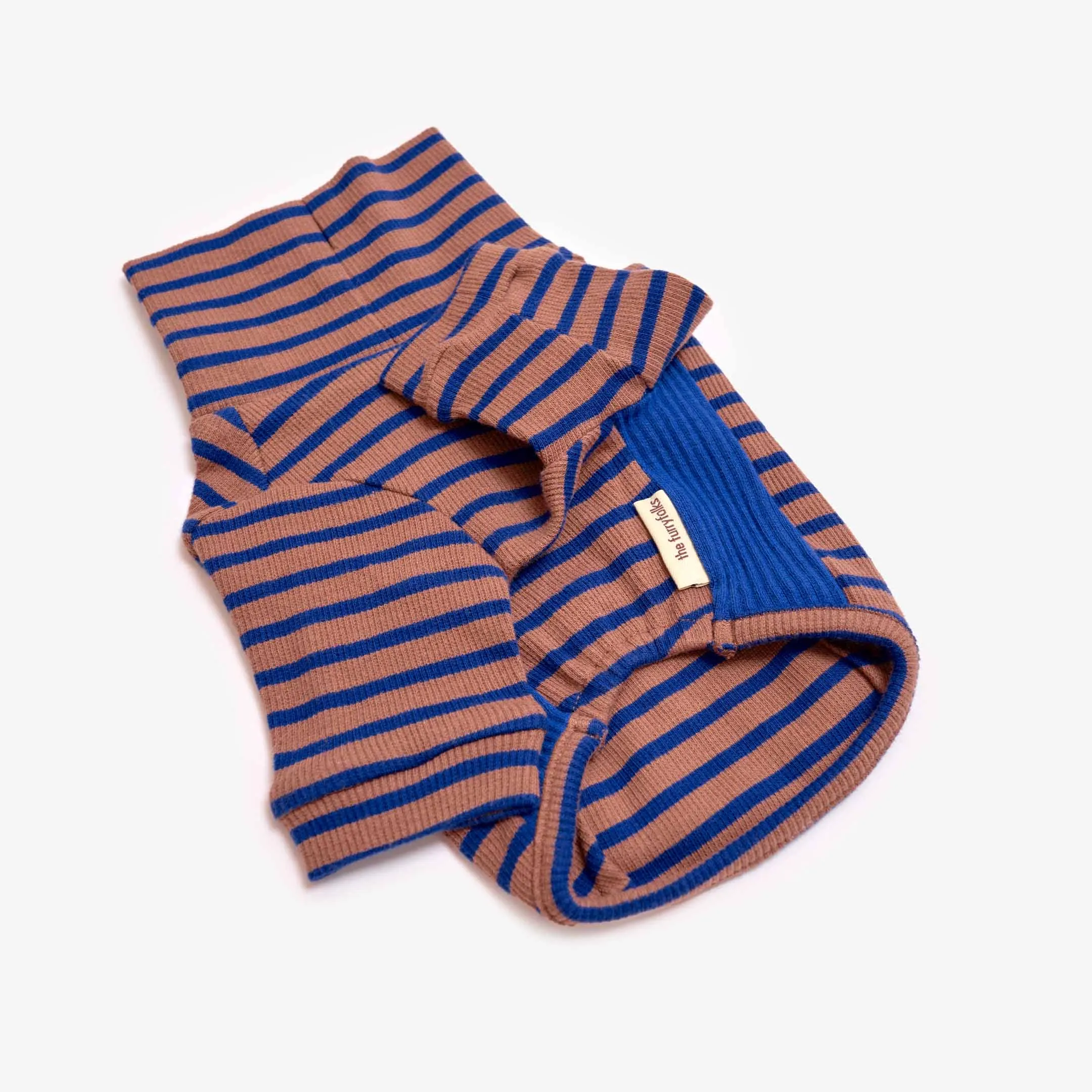 Cobalt & Brown Stripe