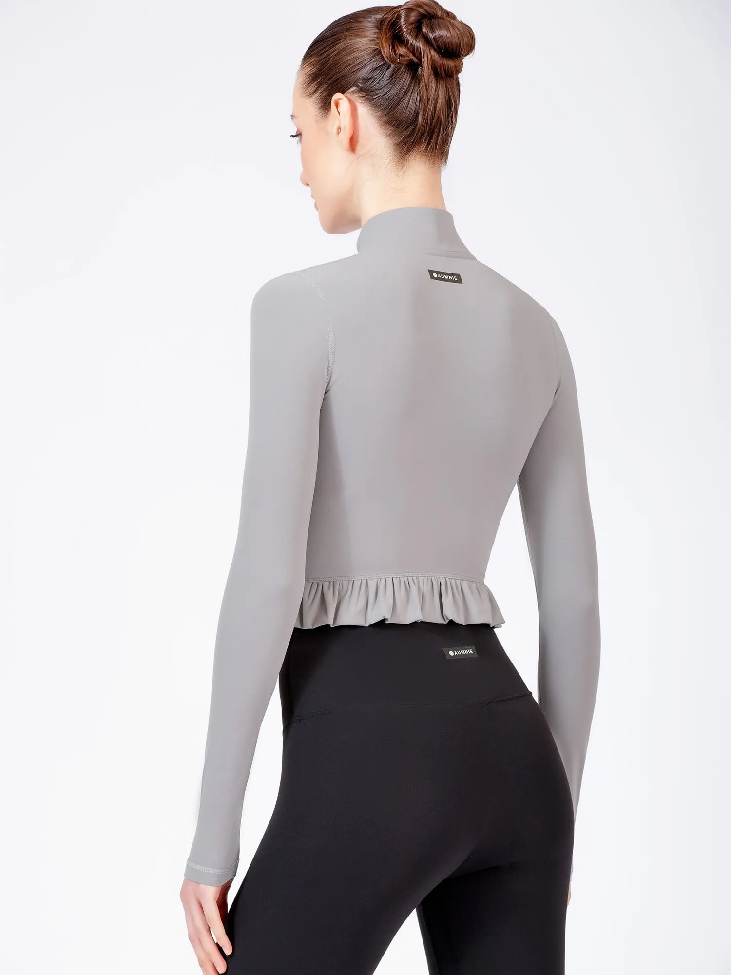 CROPPED RUFFLES JACKET