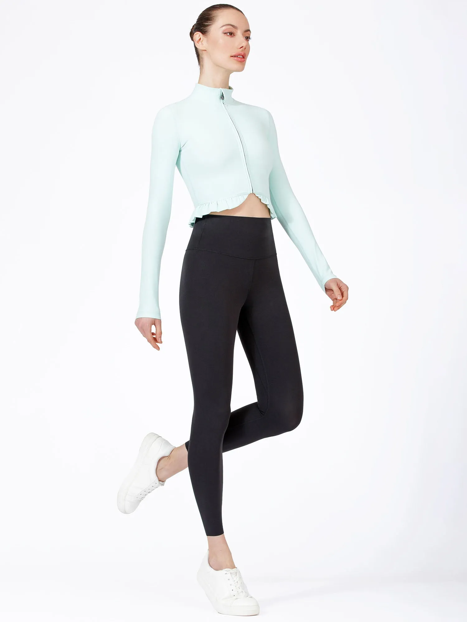 CROPPED RUFFLES JACKET