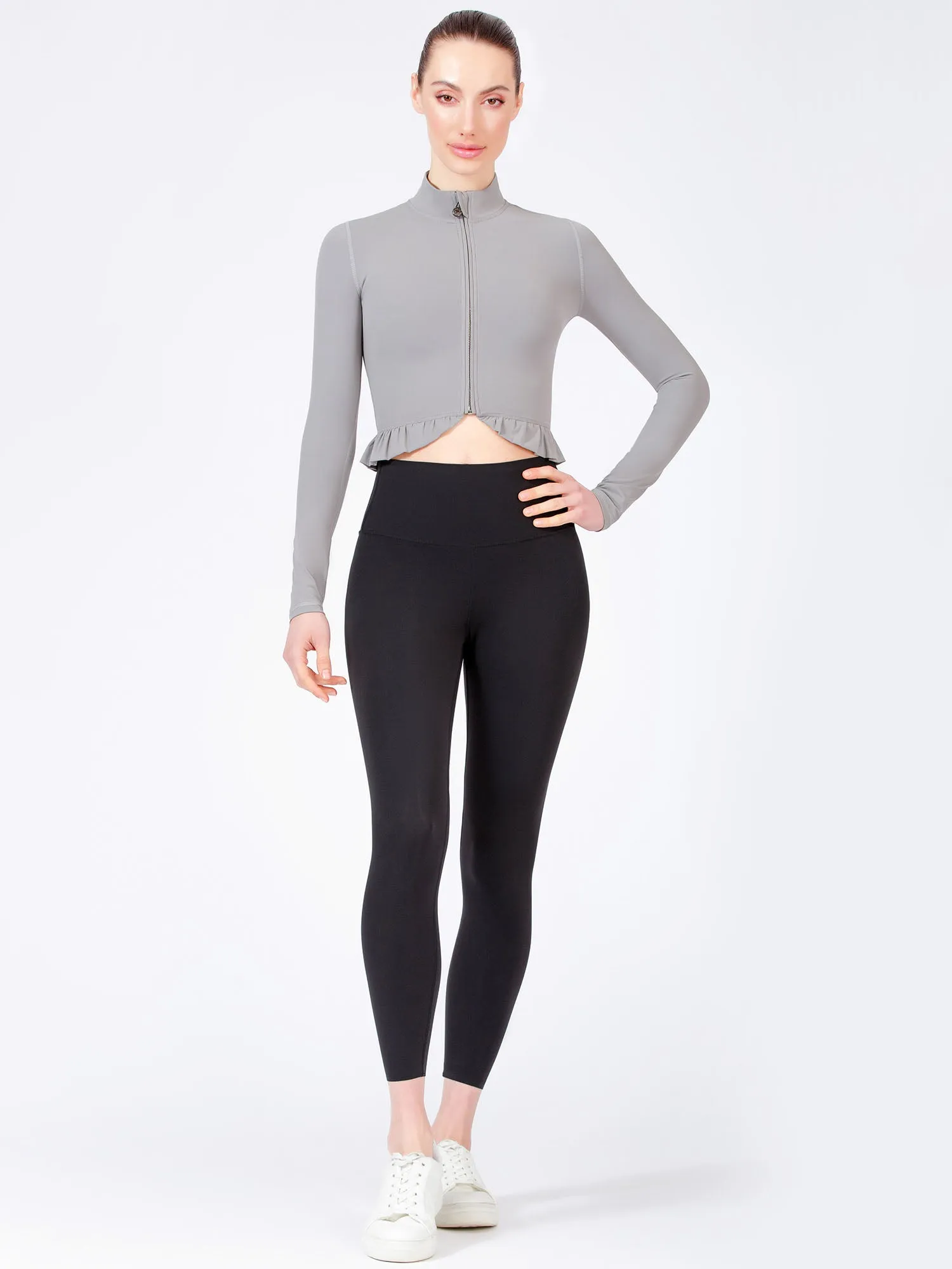 CROPPED RUFFLES JACKET