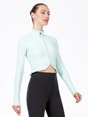 CROPPED RUFFLES JACKET