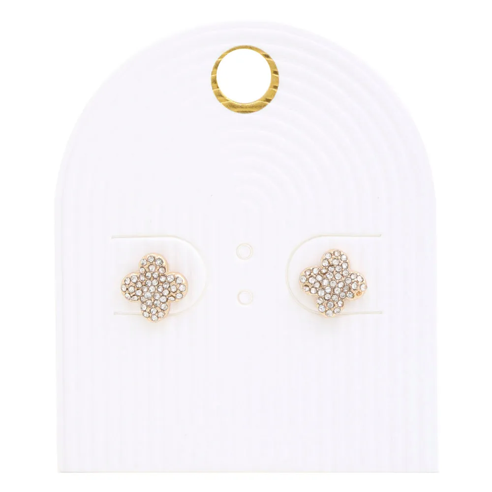 Dainty Moroccan Shape Post Earring