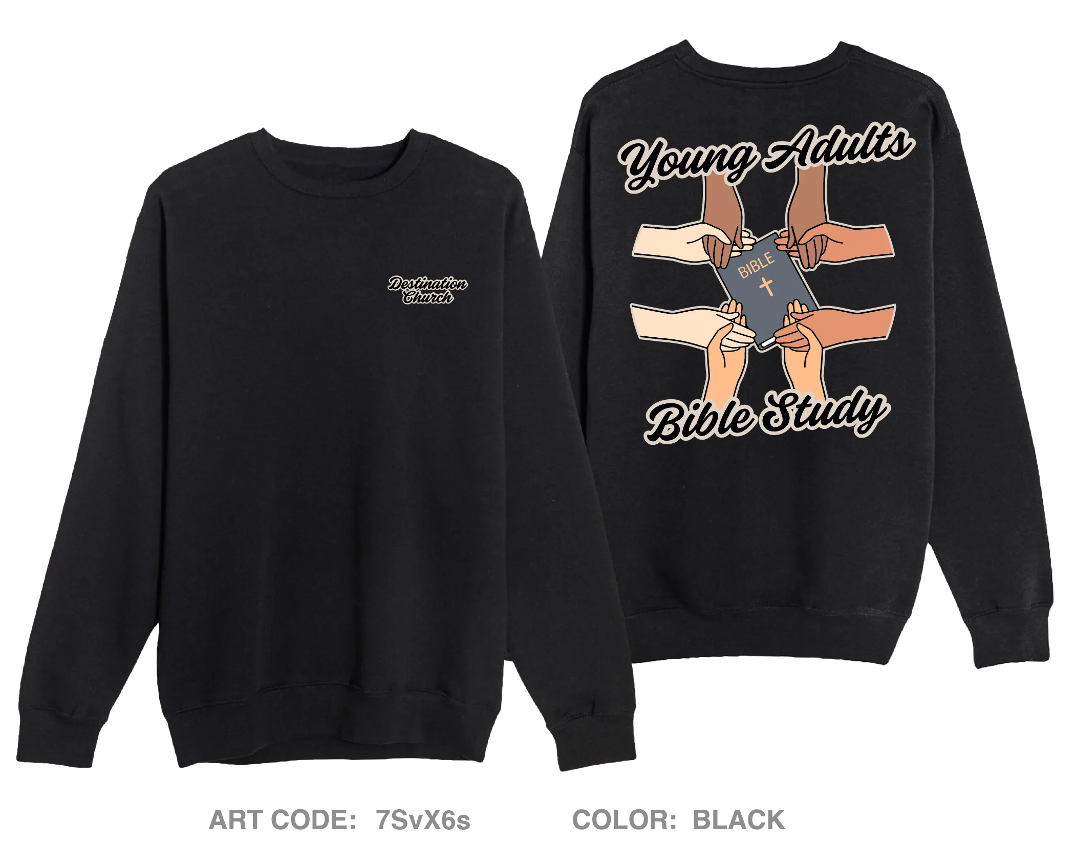 Destination Church Comfort Unisex Crewneck Sweatshirt - 7SvX6s