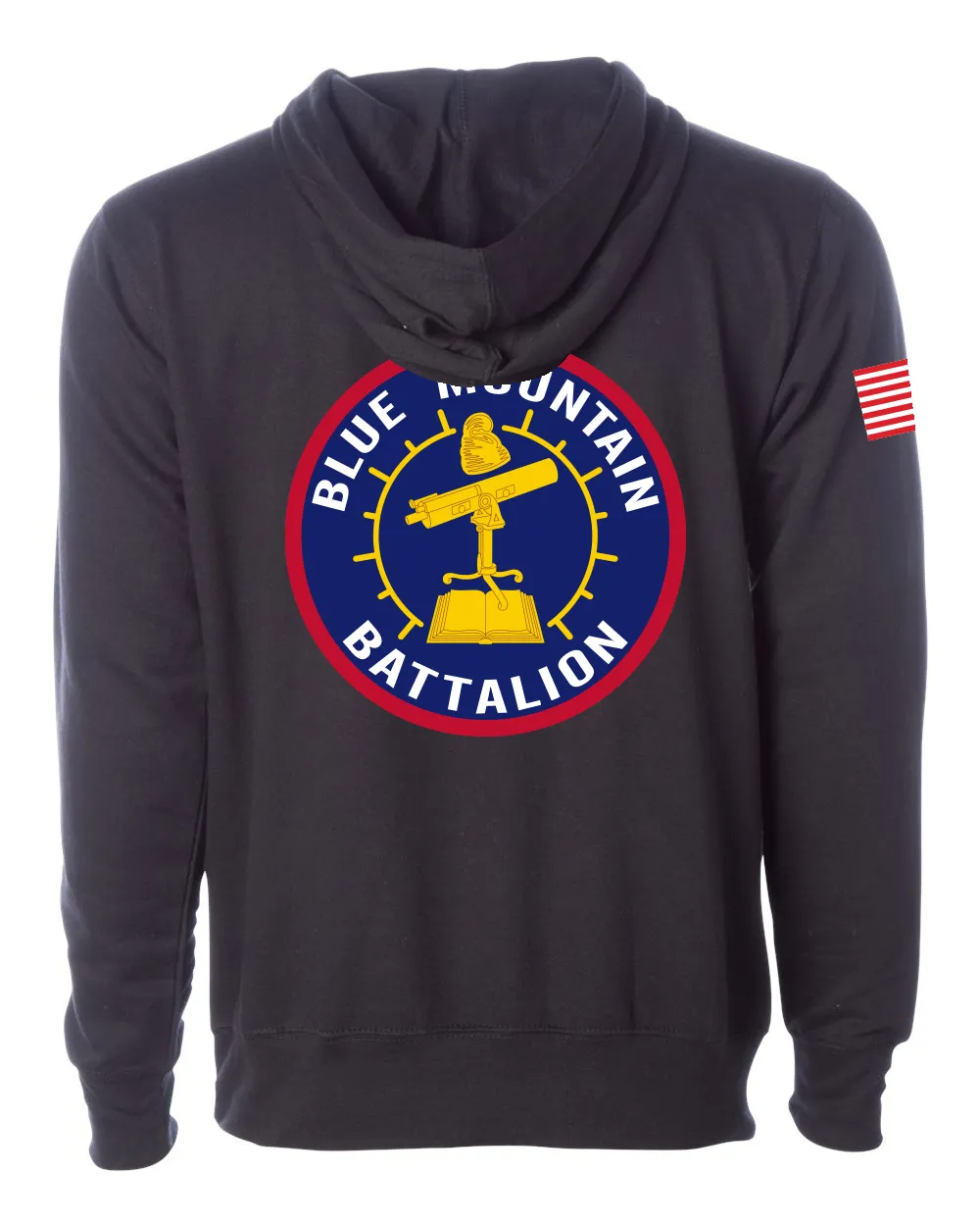 DICKINSON COLLEGE ARMY ROTC - THE BLUE MOUNTAIN BATTALION Comfort Unisex Hooded Sweatshirt - tt92Na