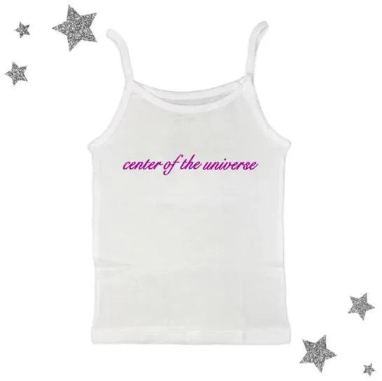 Digital All-match Letter Printing Smart-powered Solid Color Women's Braces Vest Short Top