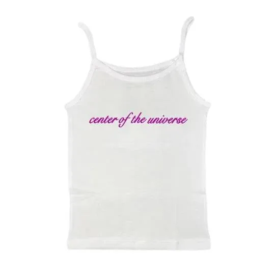 Digital All-match Letter Printing Smart-powered Solid Color Women's Braces Vest Short Top