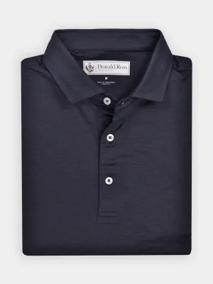 Donald Ross Mens Classic Fit BOSTON Polo - BLACK