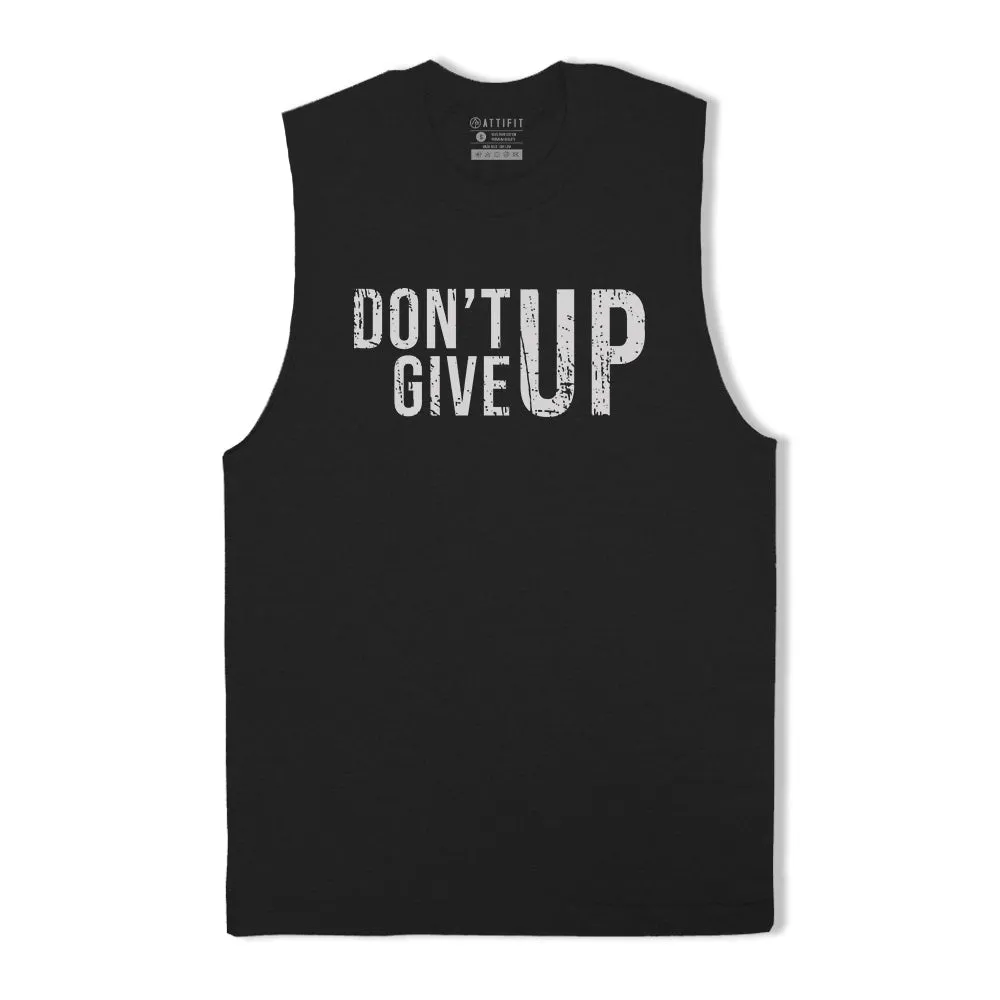 Don't Give Up Graphic Tank Top