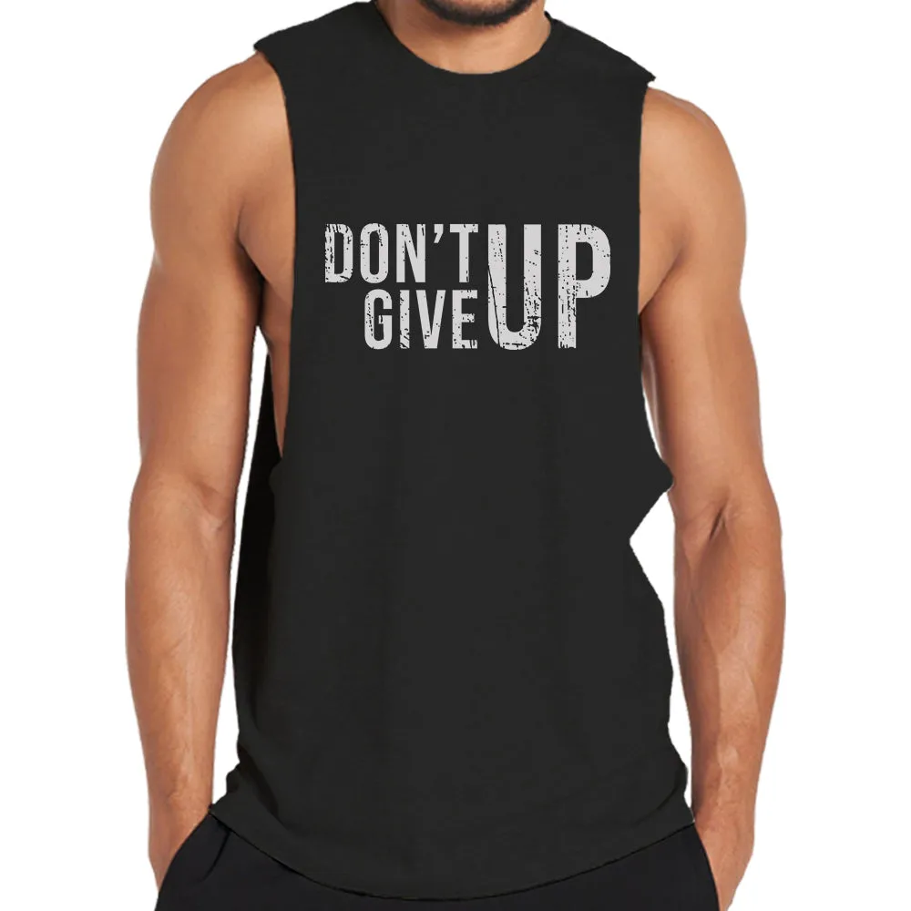 Don't Give Up Graphic Tank Top